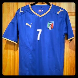 Italian National Team 2007 Soccer Jersey Del Piero